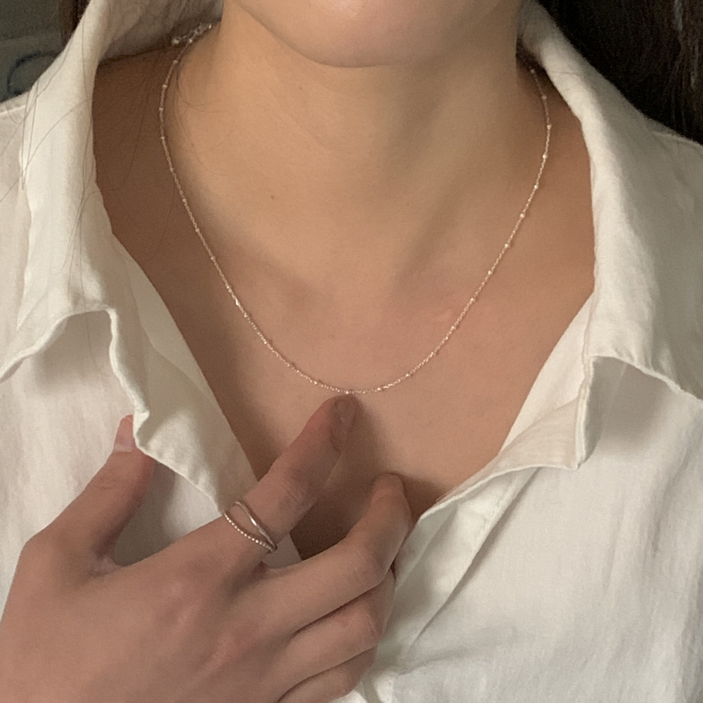 [BARADU 925] Tink chain necklace