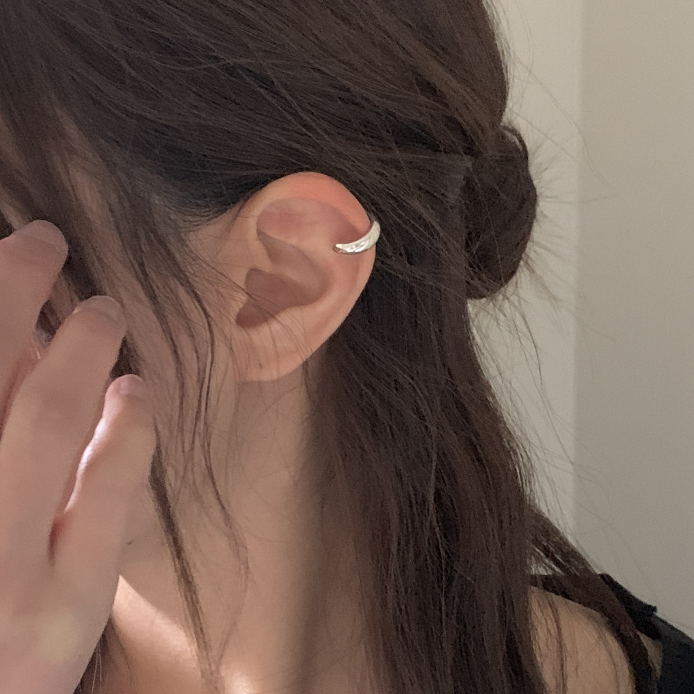 [BARADU 925] Basic volume earcuff